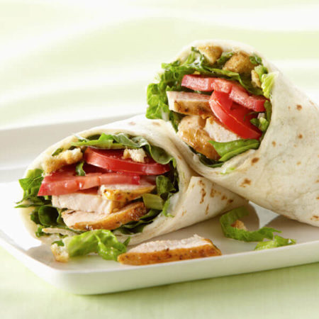 Chicken Wrap Lunch To Go